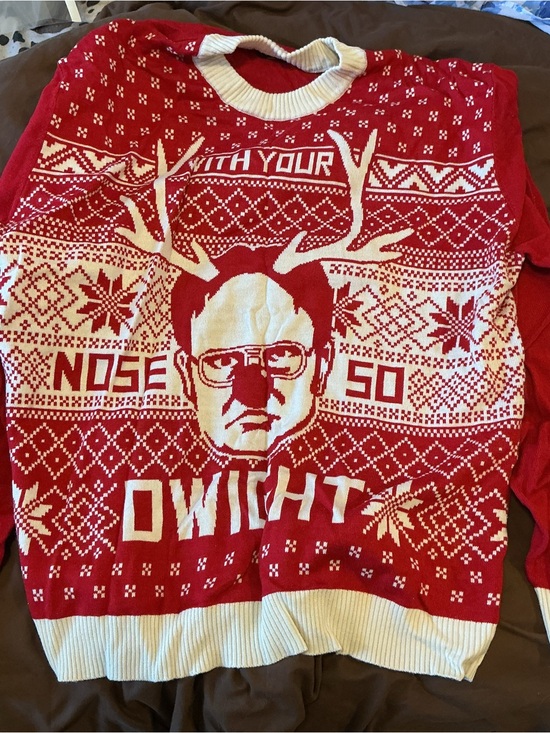 The office Other - Red and White Novelty Crewneck Holiday Sweater